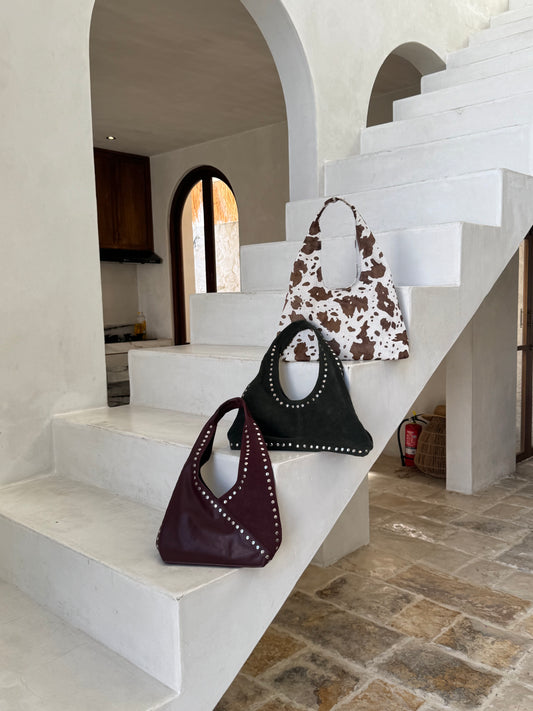 Burgundy small size bag(bottom one)