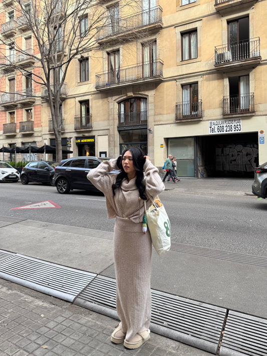 Knit off shoulder set(buy separately)