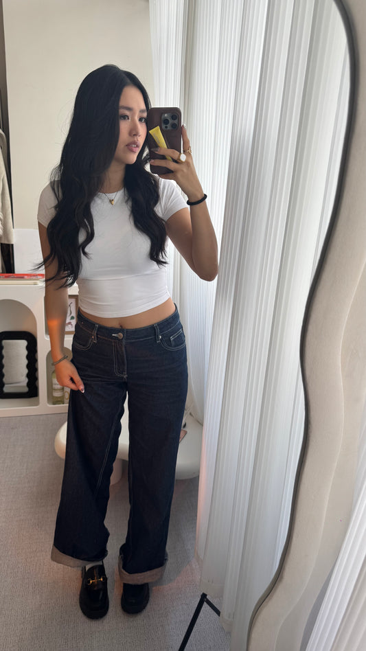 AU Luxe longline tee