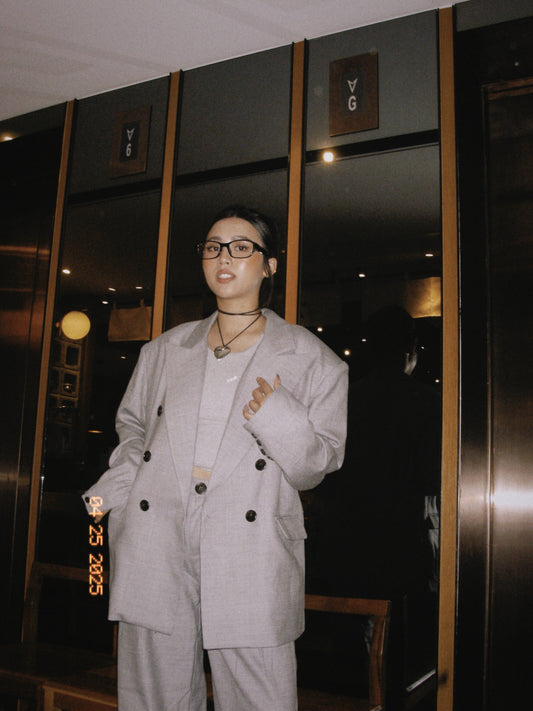 Miu miu grey trousers