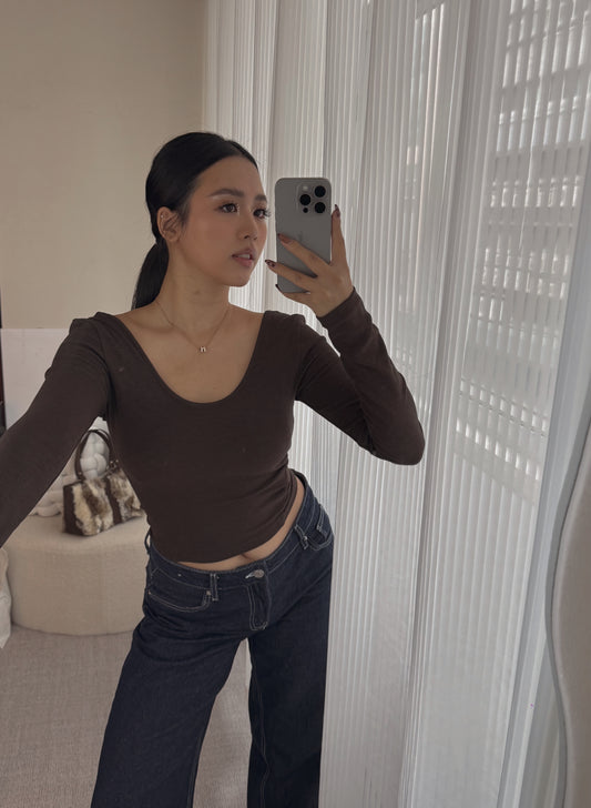 Round neck long sleeve