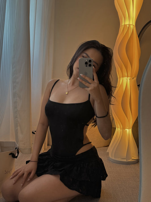 Open back bodysuit