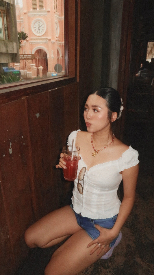 Ariana off shoulder top