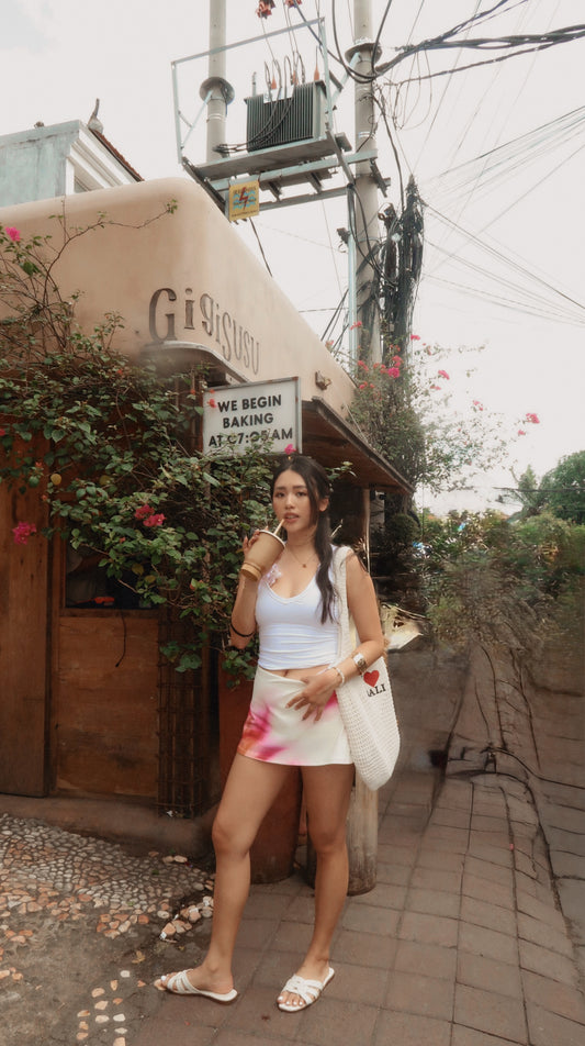 A line mini skort