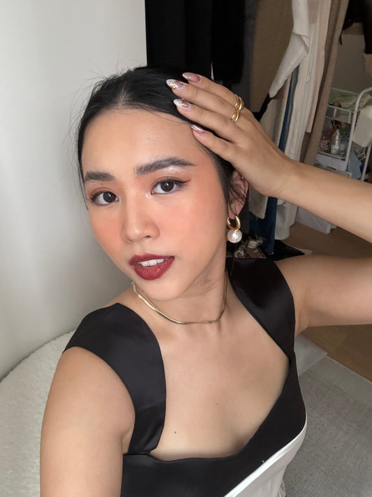 Pearl earrings