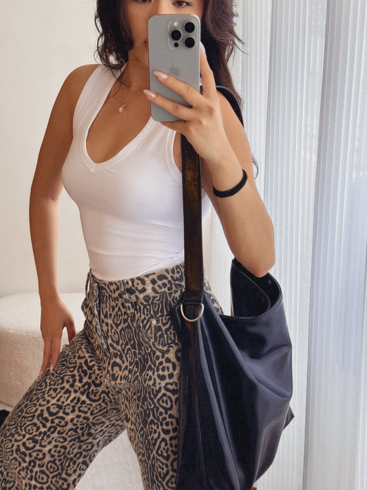 Sleek belle v neck tank