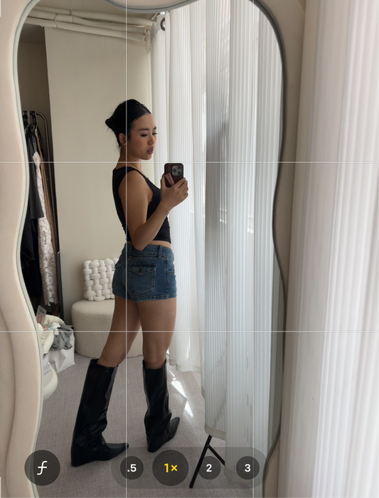 Denim Booty Short