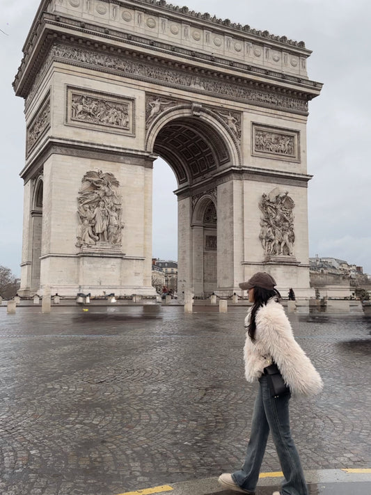 Faux fur jacket