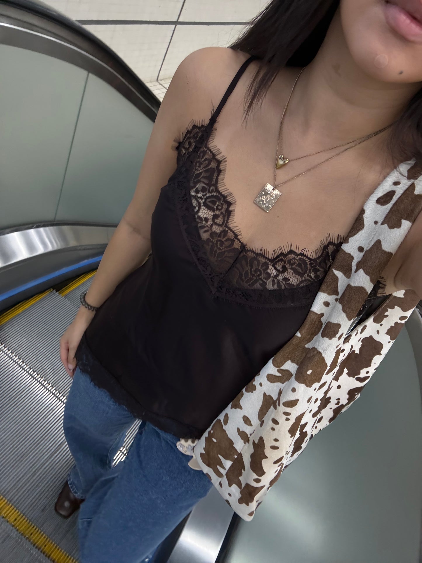 AU Brooklyn lace cami