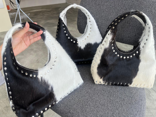 Black cow print small big