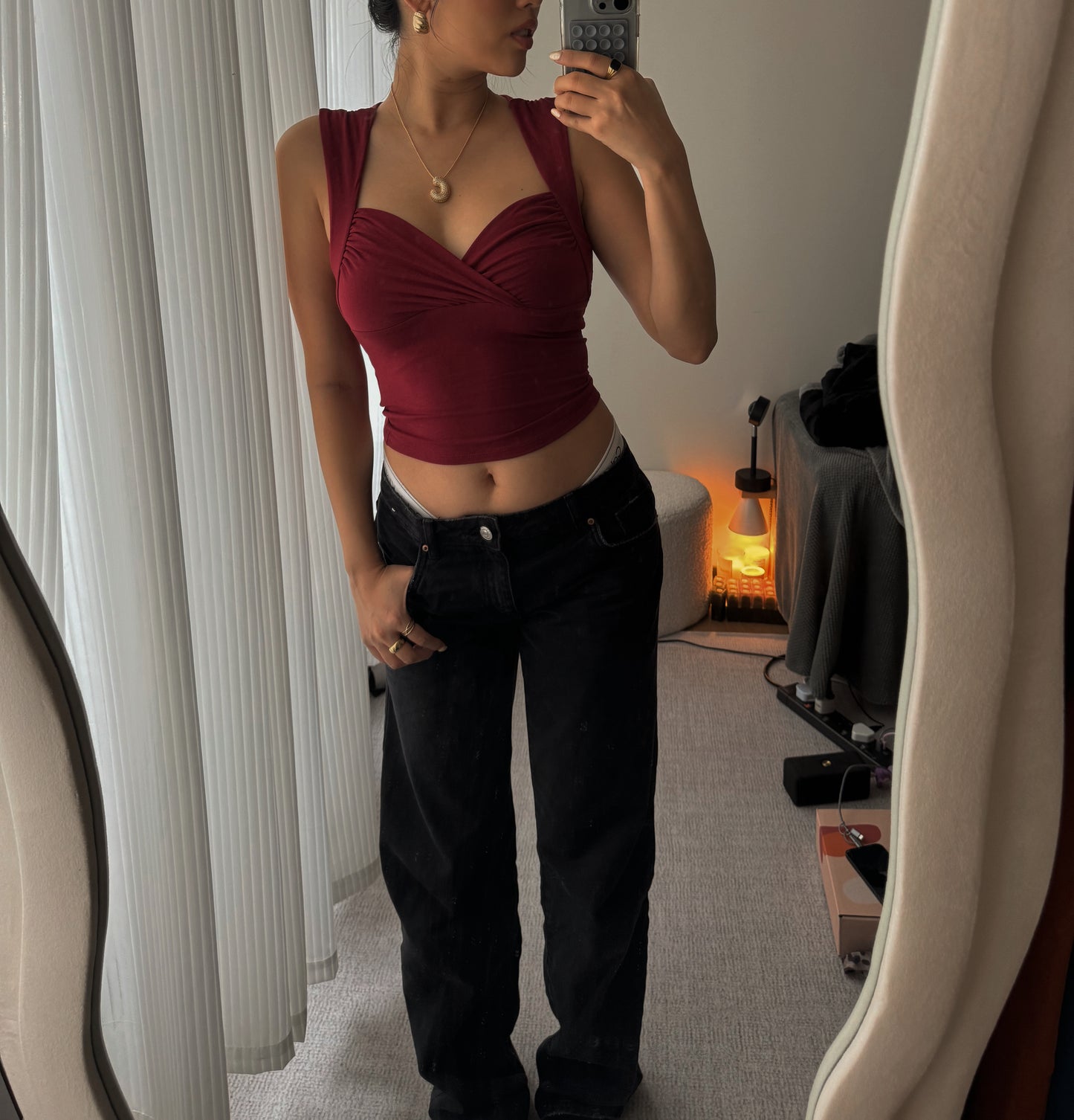 AU soft Jolene top