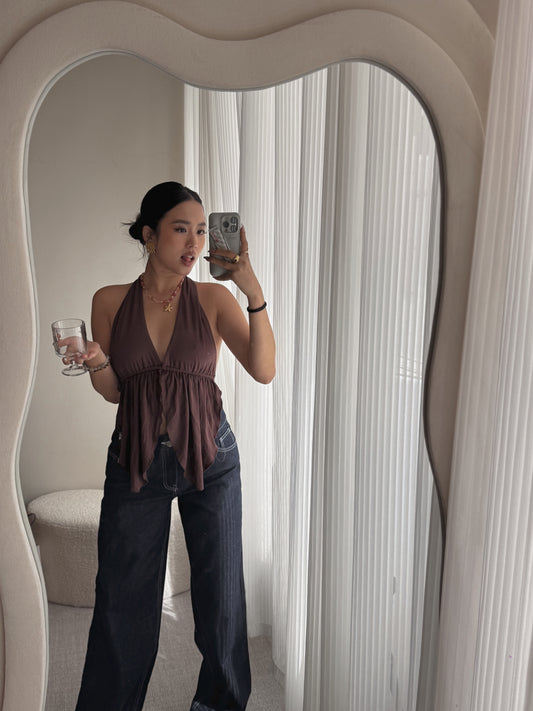Soft Dixie Tie Top