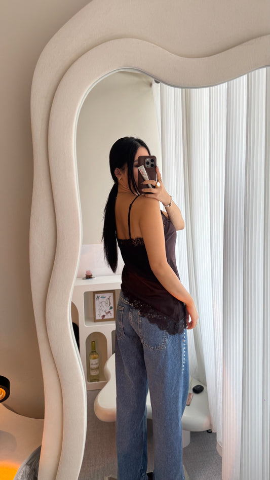 AU Brooklyn lace cami