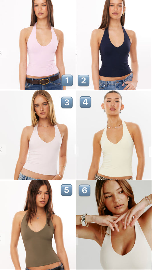 Luxe Halter Top