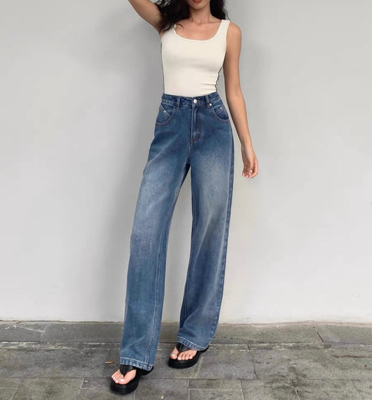 High waist jeans