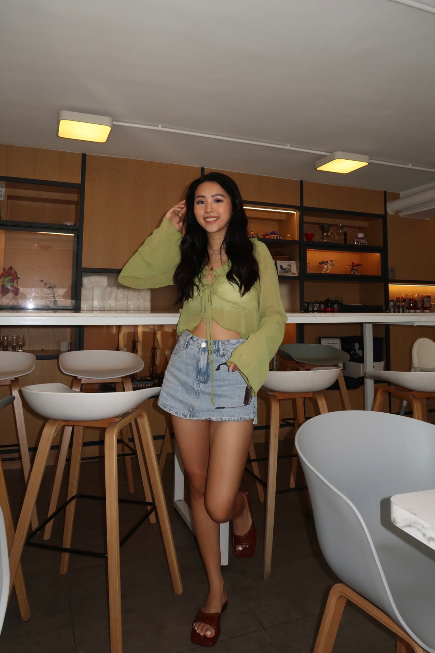 See thru long sleeve