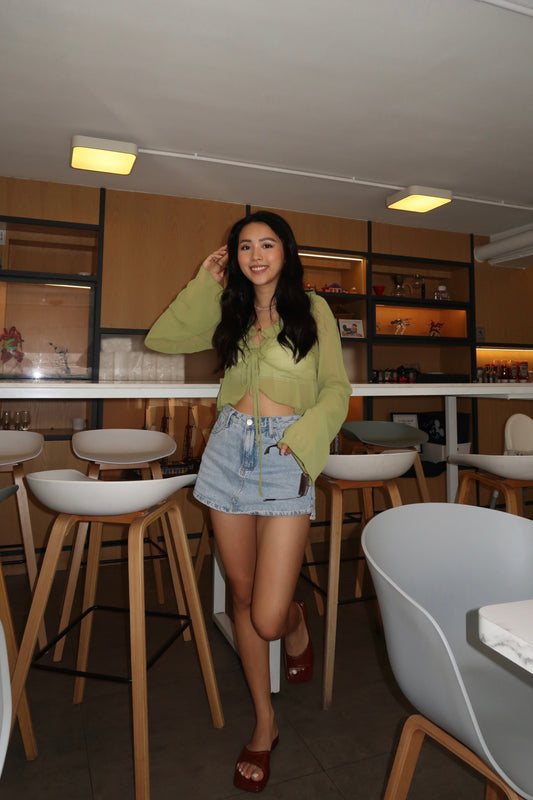 See thru long sleeve