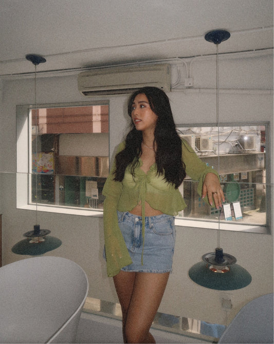 See thru long sleeve